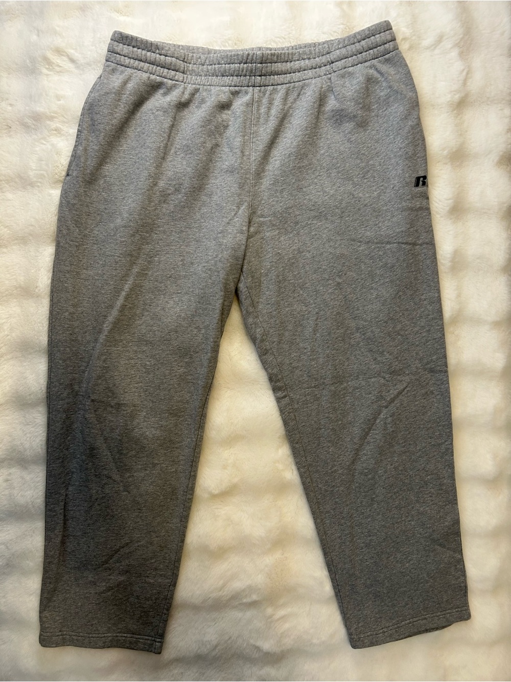 Russell Athletic Men's Heather Gray Jogger Sweatpants